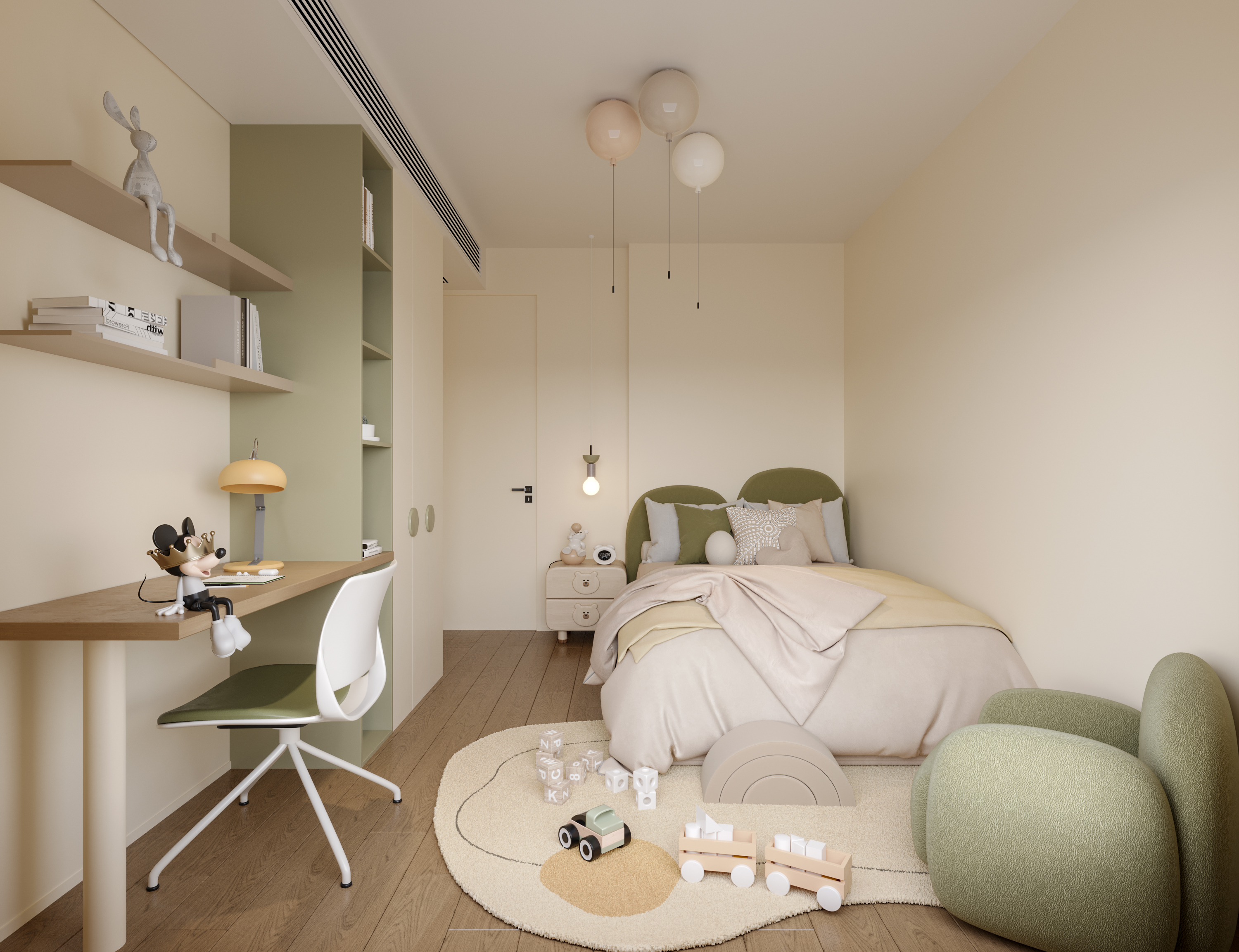 昱泊名(míng)府奶油原木(mù)裝(zhuang)修案例