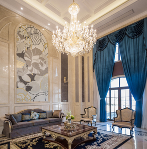 綠尚春江(jiang)城(cheng)堡裝(zhuang)修案例