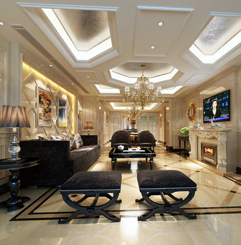 保利東灣别墅裝(zhuang)修效果圖