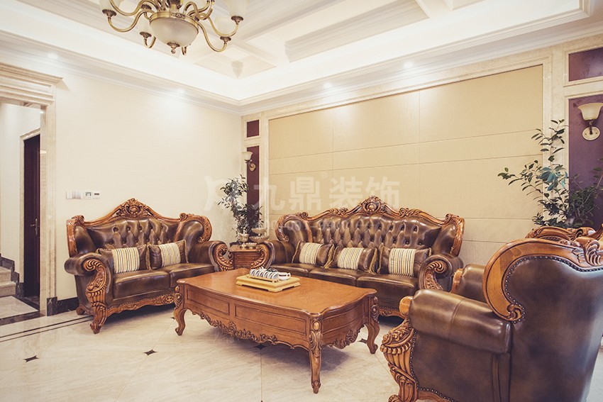 客廳裝(zhuang)修實景圖