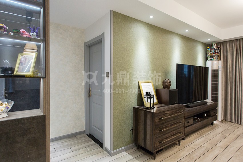 客廳裝(zhuang)修實景圖