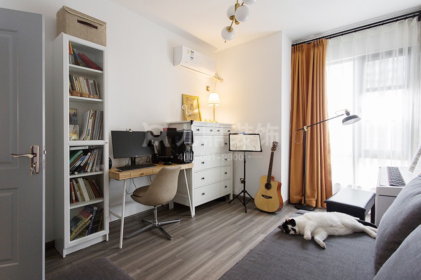 書房裝(zhuang)修實景圖