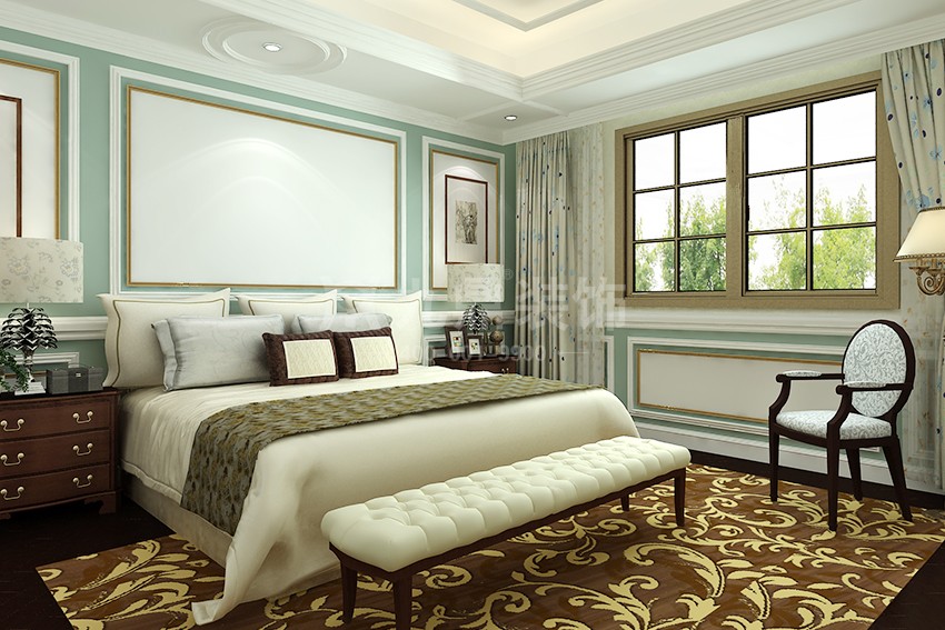 别墅主(zhu)卧裝(zhuang)修效果圖