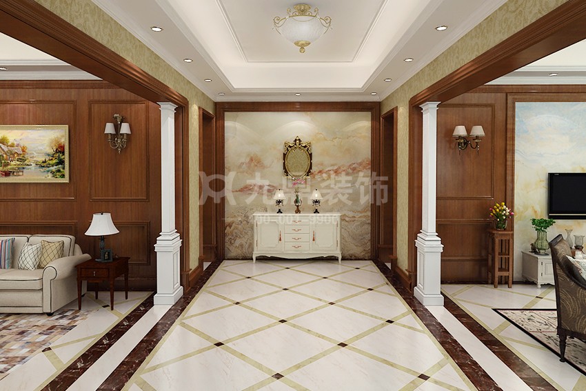 别墅們(men)廳裝(zhuang)修效果圖