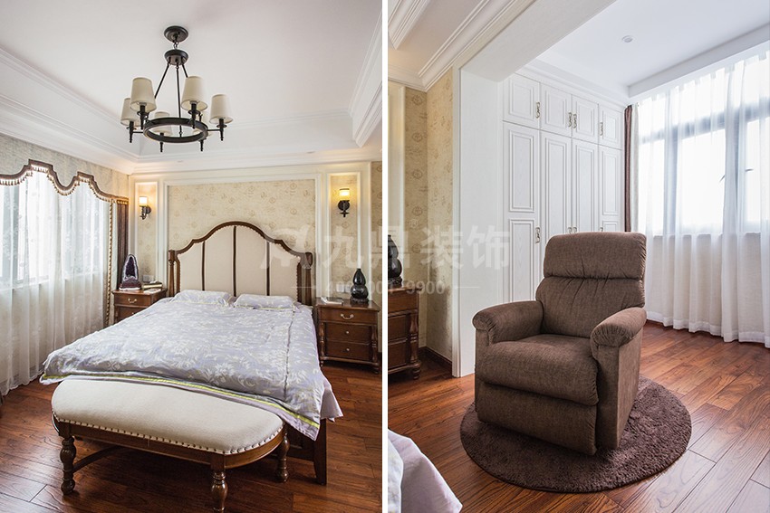 卧室裝(zhuang)修實景圖