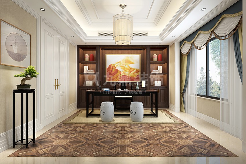 書房裝(zhuang)修效果圖