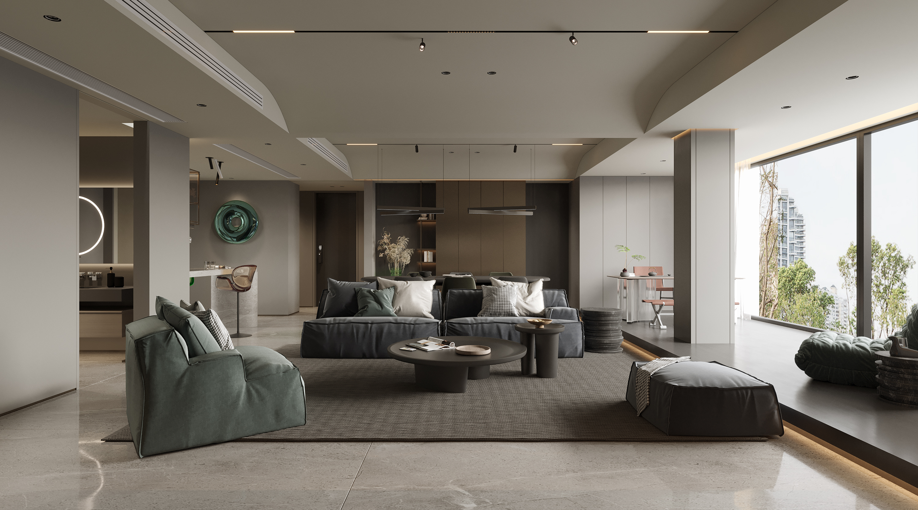 荷源府現(xian)代(dai)簡約裝(zhuang)修案例