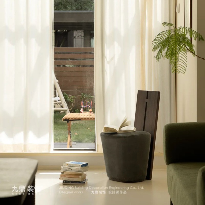 103㎡杭(hang)州郃(he)景疊彩園原木(mù)奶油風裝(zhuang)修案例