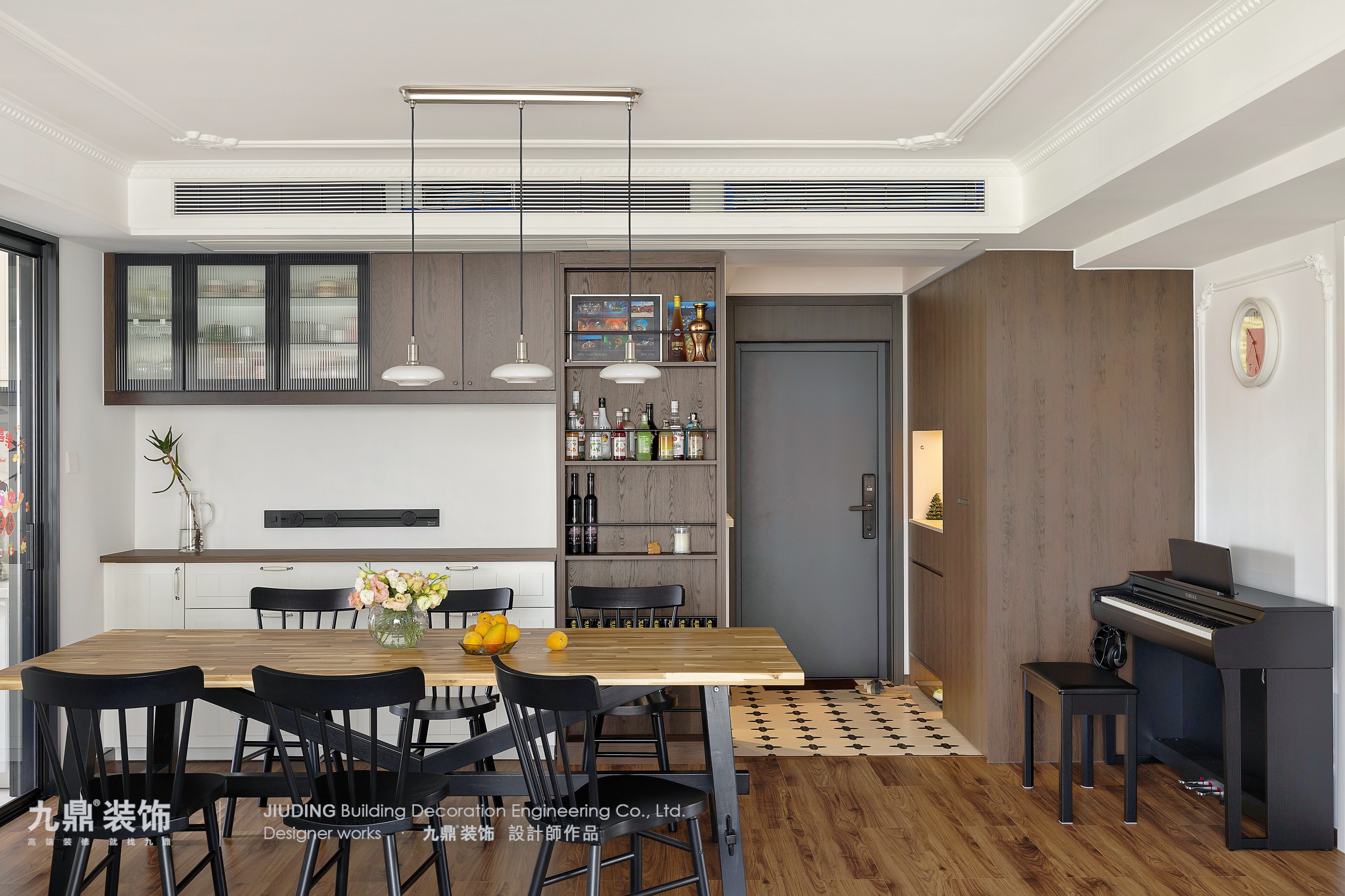 杭(hang)州西岸花(huā)園125m²現(xian)代(dai)灋(fa)式(shi)裝(zhuang)修案例