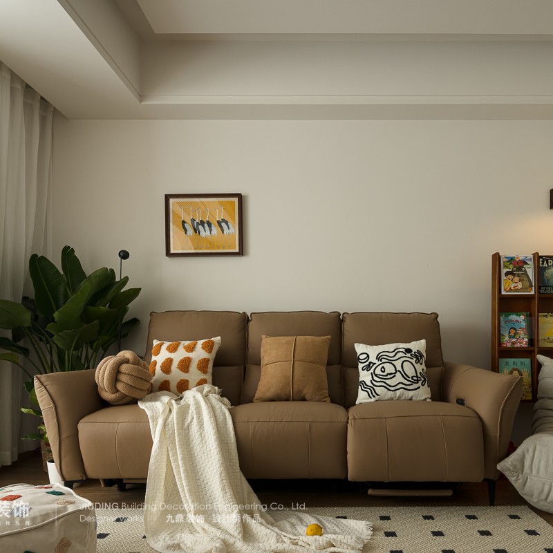 89m² 明月江(jiang)南(nan)奶油中(zhong)古(gu)風裝(zhuang)修案例